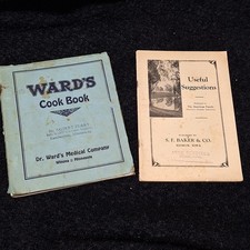 c1910s Ward's Cook Book Medical Liniment Tonic Recipes & Useful Suggestions Book picture