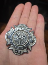 Rare Vintage Oregon Fire Department Badge. Errol Heights Multnohma District 12. picture