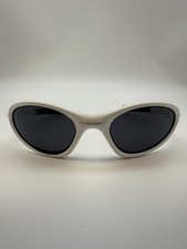 Vintage Oakley Straight Jacket Sunglasses White Frame Black Lenses Authentic picture