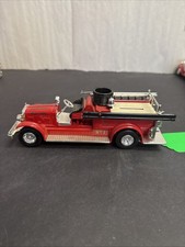 Vintage Community Fire Dept No 1 Pumper Truck Model Red Toy Collectible-3776 picture