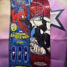 HUF x Marvel Spider-Man Issue 300 Red Glitter Foil 8.25 Skateboard Deck RARE 🆕✅ picture