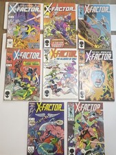 X-Factor #1-7 & #9 Marvel Comics 1986 Early Run Lot First Apocalypse #5 VF picture