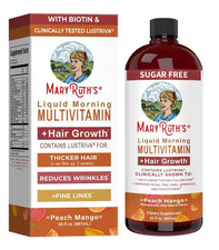 Mary Ruth's Liquid Morning Multi  + Hair Growth -Peach Mango- 30oz picture