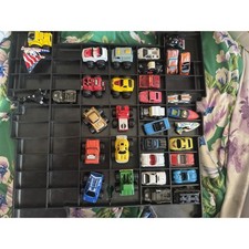 Vintage Micro Machines Lot – 25+ Mini Vehicles Semi Truck Carrying Case 1980/90 picture