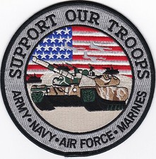 SUPPORT OUR TROOPS USA Embroidered Patches 5
