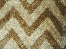 DONGHIA Sunbrella ZigZag Ginger Terry Cloth Acrylic Indoor Outdoor New Remnant picture