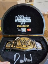 Danhausen WWE Autographed WrestleMania 42 Poker Table Mini Title - LE of 25 picture