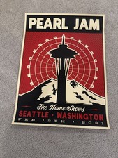 PEARL JAM - Home Shows Broadcast Feb 2021 - Williams POSTER - Seattle Ten Club picture