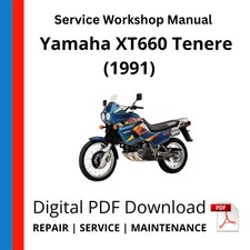 Yamaha XT660 Tenere (1991) Service Workshop Manual picture