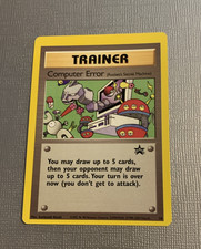 Computer Error Trainer 16 Black Star Promo 2000 Wizards Pokemon Card - NEW-MINT picture