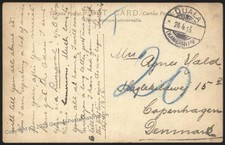 Germany 1915 WWI DUALA Kamerun Camerouns Cover Denmark British Occupation 112704 picture