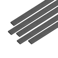 5Pcs Carbon Fiber Strip 1mm Thickness x 3mm Width x 400mm Pultruded Bar picture