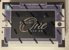 2021-22 Panini One And One NBA Hobby Box. First Off The Line picture