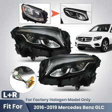 Halogen Upgrade To LED Headlight For 2016-2019 Mercedes Benz GLC300 GLC43 X253 picture