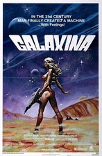 1980 GALAXINA VINTAGE SCI-FI COMEDY MOVIE POSTER PRINT STYLE 12x18 Retro Reprint picture