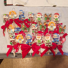 Vintage 2001 Extreme Creations Christmas Gummy Jelly Pops Complete Set of 20  picture