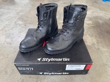 Stylmartin Men's Jack WP Motorcycle Boots - Black - New in Box-EU 45/US12 picture