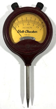 Vintage General Electric Volt Checker DX-1 Dark Red Bakelite GE Voltmeter picture