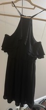 ❤️Lush Women's Black Sleeveless Dress Medium NWT picture