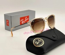 *New* Ray-Ban Erika RB4171 Sunglasses Brown Frame Gradient Lens UV400 picture