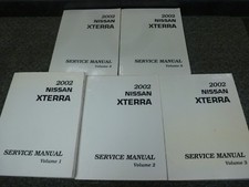 2002 Nissan Xterra SUV Shop Service Repair Manual Set XE SE S/C 2.4L 3.3L V6 picture