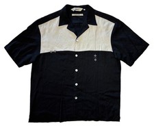 Vintage DaVinci California Charlie Sheen Bowling Camp Shirt XL Retro Rockabilly picture