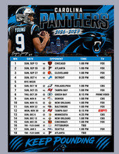 Carolina Panthers Schedule 2026-27 Season Magnet (5 x 7 inches) High Def picture