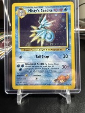 Misty's Seadra #9 Prerelease Promo Rare Gym Heroes Pokemon Card  picture