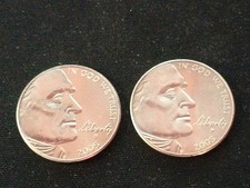 2005 P & D Set  BU / Unc Jefferson Nickels BISON From Mint Rolls picture