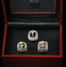 3 PCS Miami Heat Championship Rings Set With Box 2006 2012 2013 picture