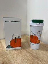 Starbucks x Peanuts Snoopy Great Pumpkin Stainless Steel Tumbler - New in Box picture
