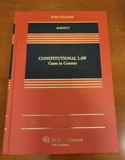 Constitutional Law : Cases in Context by Randy E. Barnett (2008) Very Good picture