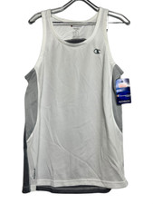 Champion GEAR Men's Basketball Tank Top White/Silver picture