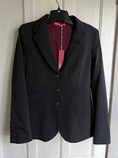 Italian NWT Synthetic Long Sleeves Riding Blazer Jacket Parlanti Size 44 picture