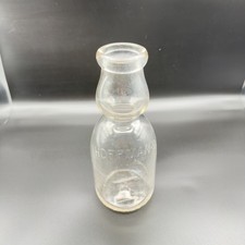 Vintage Hoffman's Cream Top Glass Milk Bottle - One Quart picture