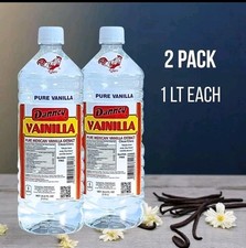 FIve (5) Danncy Pure Mexican Vanilla Extract - White Color (1 Liter each) picture
