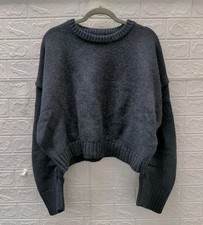 New Dissh Amy Ink Crew Neck Cotton Jumper Women's Size M picture