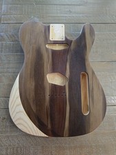 Guitar Body, Walnut on Ash, Vintage picture