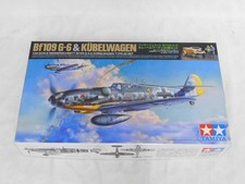 1/48 Tamiya BF109 G-6 & Kubelwagen & Mask Resin Wheel Quinta Cockpit Model Kit picture