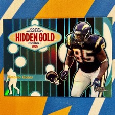 Antonio Gates 2005 Topps Chrome Hidden Gold #HG13 Refractor Jersey #’d /100 RC picture