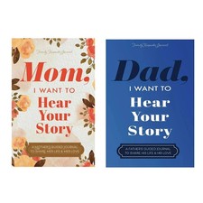 Dad I want to hear your story + Mom I want to hear your 2 book set USA Stock picture