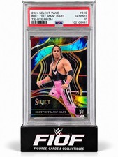 2024 Panini Select WWE - Ringside Bret Hart #240 Tie-Dye Prizm 10/25 picture