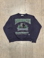Rare Minnesota Timberwolves Champions Logo black Sweatshirt HN0777 picture