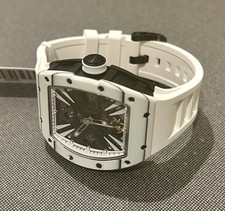 New Invicta S1 Rally Automatic White Watch. Carbon Fiber Case 41mm Dial. picture