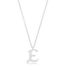10k Solid Yellow or White Gold Dainty Script Initial Extendable Necklace picture