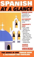 Spanish at a Glance: Phrase Book & Dictionary for Travelers (At a Glance Ser... picture