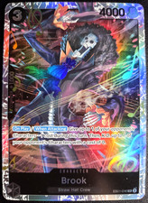 Brook EB01-046 SR ONE PIECE Tcg Card Game NM Black Reprint picture