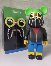 Bestselling Bearbrick 400% Bape Pilot Figure 11 inch Office Desk Ornament picture
