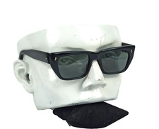 RARE BLACK SQUARE MARELL SUNGLASSES VINTAGE ITALIAN DESIGN UNISEX 50s MINT picture