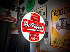 Vintage Dr Pepper 2-Sided LED Lightbox 12 Inch Light Box LED Sign Wall Decor picture